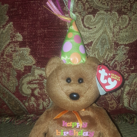 happy birthday beanie baby